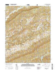 Chatham Hill Virginia Current topographic map, 1:24000 scale, 7.5 X 7.5 Minute, Year 2016