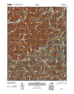 Check Virginia Historical topographic map, 1:24000 scale, 7.5 X 7.5 Minute, Year 2010