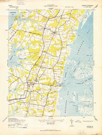 Cheriton Virginia Historical topographic map, 1:24000 scale, 7.5 X 7.5 Minute, Year 1942