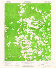 Cherry Hill Virginia Historical topographic map, 1:24000 scale, 7.5 X 7.5 Minute, Year 1963
