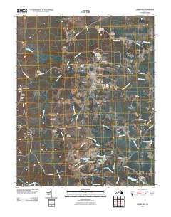 Cherry Hill Virginia Historical topographic map, 1:24000 scale, 7.5 X 7.5 Minute, Year 2010