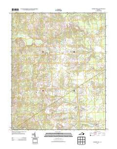 Cherry Hill Virginia Historical topographic map, 1:24000 scale, 7.5 X 7.5 Minute, Year 2013