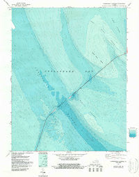 Chesapeake Channel Virginia Historical topographic map, 1:24000 scale, 7.5 X 7.5 Minute, Year 1971