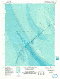 Chesapeake Channel Virginia Historical topographic map, 1:24000 scale, 7.5 X 7.5 Minute, Year 1971
