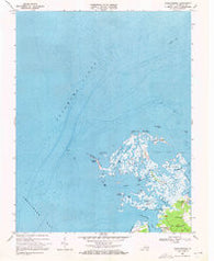 Chesconessex Virginia Historical topographic map, 1:24000 scale, 7.5 X 7.5 Minute, Year 1968