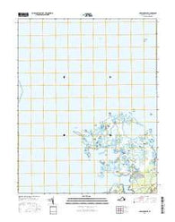 Chesconessex Virginia Current topographic map, 1:24000 scale, 7.5 X 7.5 Minute, Year 2016