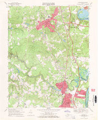 Chester Virginia Historical topographic map, 1:24000 scale, 7.5 X 7.5 Minute, Year 1969