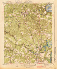 Chester Virginia Historical topographic map, 1:31680 scale, 7.5 X 7.5 Minute, Year 1944