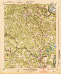 Chester Virginia Historical topographic map, 1:31680 scale, 7.5 X 7.5 Minute, Year 1944