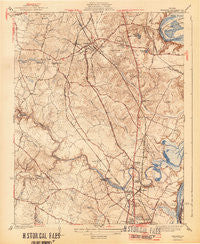 Chester Virginia Historical topographic map, 1:31680 scale, 7.5 X 7.5 Minute, Year 1944