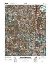 Chester Virginia Historical topographic map, 1:24000 scale, 7.5 X 7.5 Minute, Year 2010