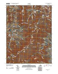 Chester Gap Virginia Historical topographic map, 1:24000 scale, 7.5 X 7.5 Minute, Year 2010