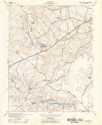 Chesterfield Virginia Historical topographic map, 1:24000 scale, 7.5 X 7.5 Minute, Year 1943