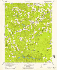 Chesterfield Virginia Historical topographic map, 1:24000 scale, 7.5 X 7.5 Minute, Year 1943