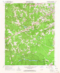 Chesterfield Virginia Historical topographic map, 1:24000 scale, 7.5 X 7.5 Minute, Year 1963