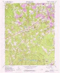 Chesterfield Virginia Historical topographic map, 1:24000 scale, 7.5 X 7.5 Minute, Year 1963