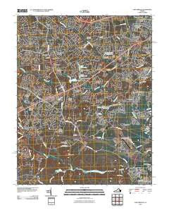 Chesterfield Virginia Historical topographic map, 1:24000 scale, 7.5 X 7.5 Minute, Year 2010