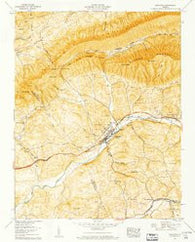 Chilhowie Virginia Historical topographic map, 1:24000 scale, 7.5 X 7.5 Minute, Year 1958