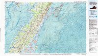 Chincoteague Virginia Historical topographic map, 1:100000 scale, 30 X 60 Minute, Year 1981