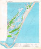 Chincoteague East Virginia Historical topographic map, 1:24000 scale, 7.5 X 7.5 Minute, Year 1965