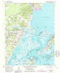 Chincoteague West Virginia Historical topographic map, 1:24000 scale, 7.5 X 7.5 Minute, Year 1965
