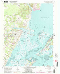 Chincoteague West Virginia Historical topographic map, 1:24000 scale, 7.5 X 7.5 Minute, Year 1965
