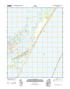 Chincoteague East Virginia Historical topographic map, 1:24000 scale, 7.5 X 7.5 Minute, Year 2013