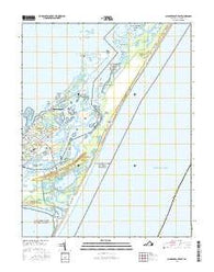Chincoteague East Virginia Current topographic map, 1:24000 scale, 7.5 X 7.5 Minute, Year 2016