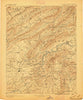 Christiansburg Virginia Historical topographic map, 1:125000 scale, 30 X 30 Minute, Year 1890