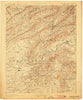 Christiansburg Virginia Historical topographic map, 1:125000 scale, 30 X 30 Minute, Year 1890