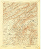 Christiansburg Virginia Historical topographic map, 1:125000 scale, 30 X 30 Minute, Year 1890