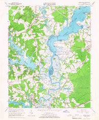 Chuckatuck Virginia Historical topographic map, 1:24000 scale, 7.5 X 7.5 Minute, Year 1965