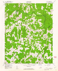 Chula Virginia Historical topographic map, 1:24000 scale, 7.5 X 7.5 Minute, Year 1943