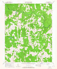 Chula Virginia Historical topographic map, 1:24000 scale, 7.5 X 7.5 Minute, Year 1966