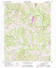 Chula Virginia Historical topographic map, 1:24000 scale, 7.5 X 7.5 Minute, Year 1966