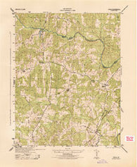 Chula Virginia Historical topographic map, 1:31680 scale, 7.5 X 7.5 Minute, Year 1944
