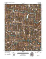 Chula Virginia Historical topographic map, 1:24000 scale, 7.5 X 7.5 Minute, Year 2010