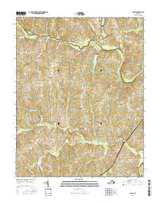 Chula Virginia Current topographic map, 1:24000 scale, 7.5 X 7.5 Minute, Year 2016