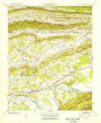 Church Hill Tennessee Historical topographic map, 1:24000 scale, 7.5 X 7.5 Minute, Year 1939