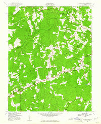 Church Road Virginia Historical topographic map, 1:24000 scale, 7.5 X 7.5 Minute, Year 1943