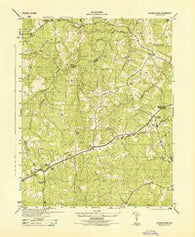 Church Road Virginia Historical topographic map, 1:31680 scale, 7.5 X 7.5 Minute, Year 1944