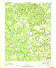 Church View Virginia Historical topographic map, 1:24000 scale, 7.5 X 7.5 Minute, Year 1968