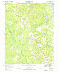 Church View Virginia Historical topographic map, 1:24000 scale, 7.5 X 7.5 Minute, Year 1968