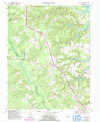 Church View Virginia Historical topographic map, 1:24000 scale, 7.5 X 7.5 Minute, Year 1968
