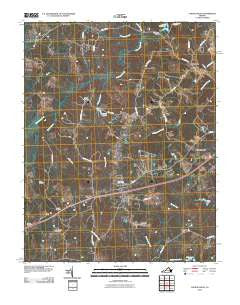 Church Road Virginia Historical topographic map, 1:24000 scale, 7.5 X 7.5 Minute, Year 2010
