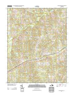 Church Road Virginia Historical topographic map, 1:24000 scale, 7.5 X 7.5 Minute, Year 2013