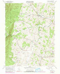 Churchville Virginia Historical topographic map, 1:24000 scale, 7.5 X 7.5 Minute, Year 1964