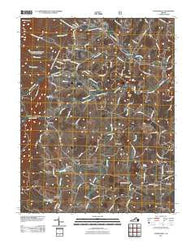 Churchville Virginia Historical topographic map, 1:24000 scale, 7.5 X 7.5 Minute, Year 2011