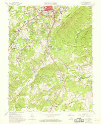 City Farm Virginia Historical topographic map, 1:24000 scale, 7.5 X 7.5 Minute, Year 1963