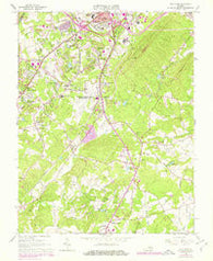 City Farm Virginia Historical topographic map, 1:24000 scale, 7.5 X 7.5 Minute, Year 1963